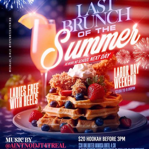 @DJT4REAL & @ITSDJSWIGGS FULL SET @ R&B BRUNCH SUNDAYS INSIDE OF PIER 73 ELIZABETH NJ (8/31/2025)
