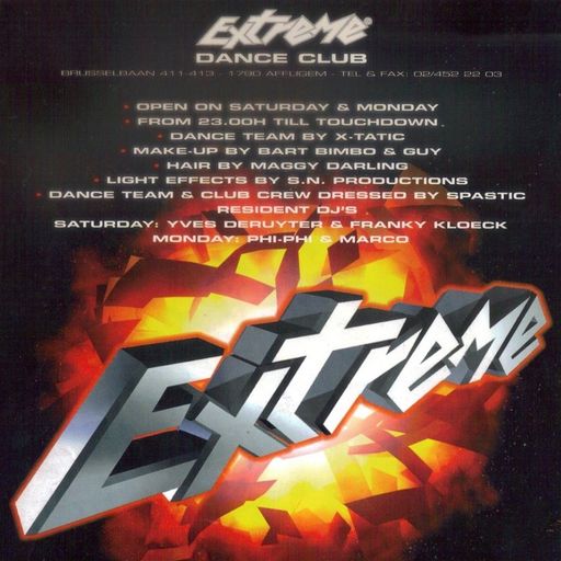 Franky Kloeck & DJ Ghost at Extreme (Affligem - Belgium) - 11 July 1998