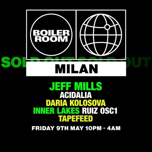 Jeff Mills at "Boiler Room" @ Rubattino (Milan - Italy) - 9 May 2025