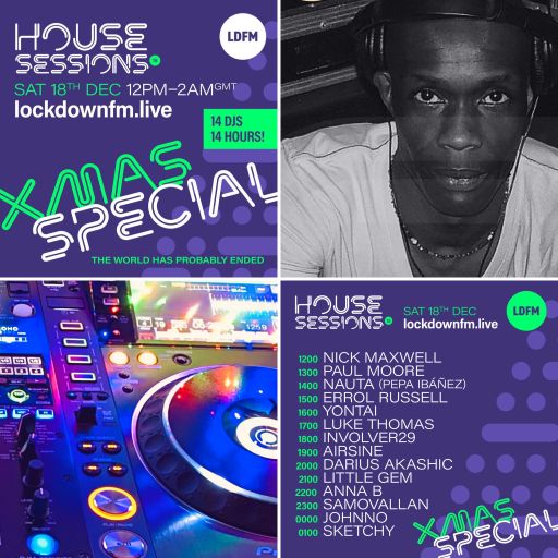 Errol Russell - Sessions. 30 HOUSE SESSIONS 15 “LDFM XMAS SPECIAL”