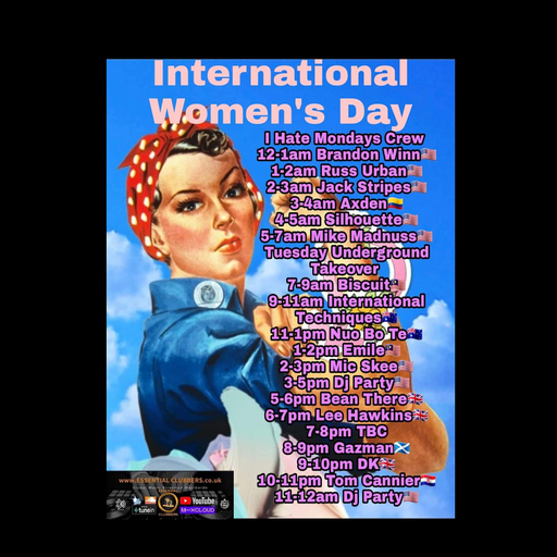 Biscuit- Underground Takeover Tuesday-Techno-Women's Day Mix-Live on Essential Clubbers 8.3.22