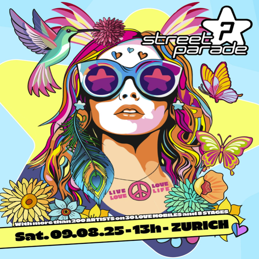 Pan-Pot at Street Parade "Live Love : Love Life" (Zürich - Switzerland) - 9 August 2025