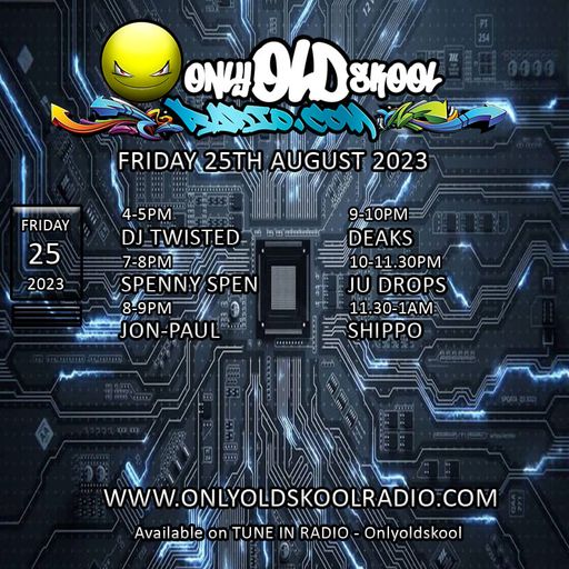 Jon-Paul - Oldskool Education show - 25.08.23 - only oldskool radio - pre 93 vinyl set