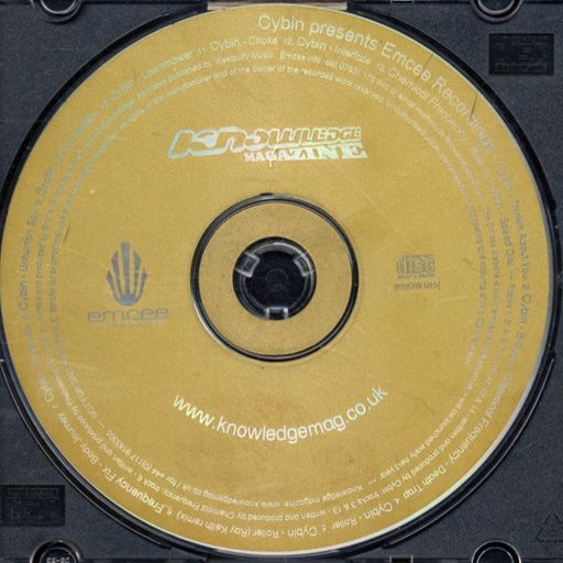Knowledge mag cover CD 35 - Emcee Recordings mixed by Cybin