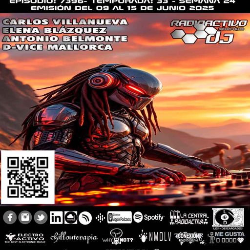 Radioactivo DJ 24-2025 Carlos Villanueva, Elena Blázquez, Antonio Belmonte & D-Vice Mallorca