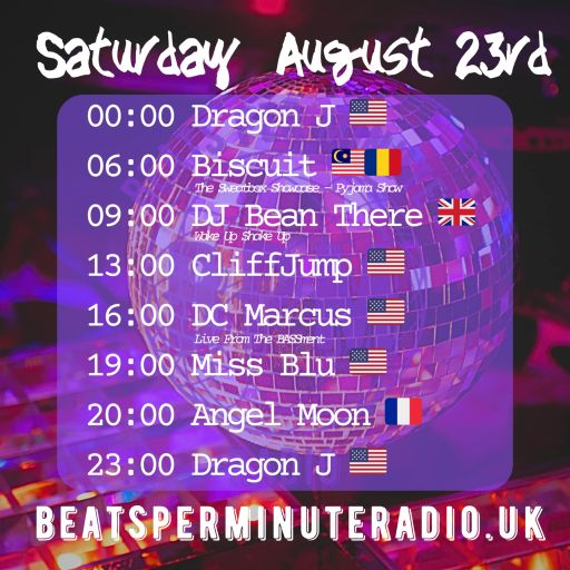Biscuit-Saturday Pajama Show- Live on Beats Per Minute Radio 23.8.2025