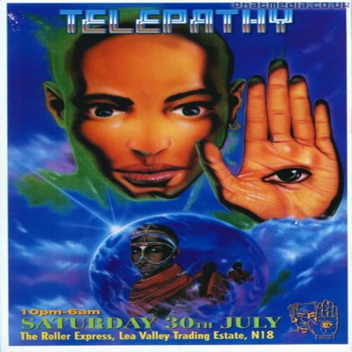DJ SL w/ Stevie Hyper D, Det, Five-O & Moose - Telepathy 'Lost & Found' - Roller Express - 30.7.94