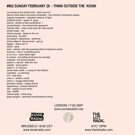 #862 NEW DAMON LOCKS | ADRIAN YOUNGE | PUMA BLUE | JIMMY EDGAR | SHED | K15 | GOGO PENGUIN | MOMA RE