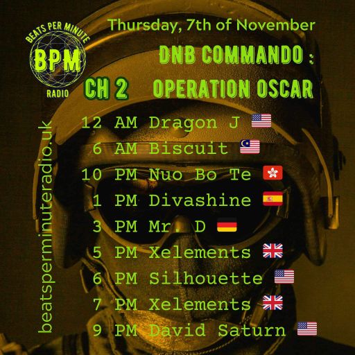 Biscuit- Drum and Bass Commando 15- Operation Oscar- Live on Beats per Minute Radio 2- 7.11.2024