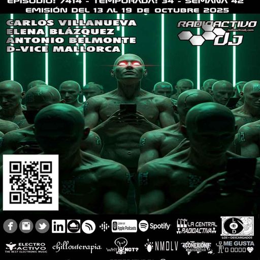 Radioactivo DJ 42-2025 Carlos Villanueva, Elena Blázquez, Antonio Belmonte & D-Vice Mallorca