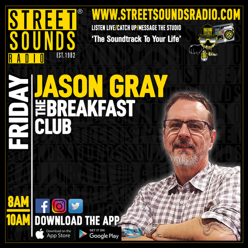 The Breakfast Show with Jason Gray on Street Sounds Radio 0800-1000 20/12/2024