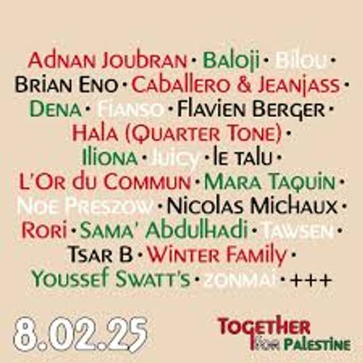 MidiExpress 300125 - Together4Palestine avec FrankBarat (Event 8/2 aux Halles)  (Host: Khalid MRA)