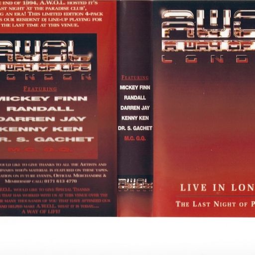 Dr S Gachet - Last Night at the Paradise Club - Dec 1994