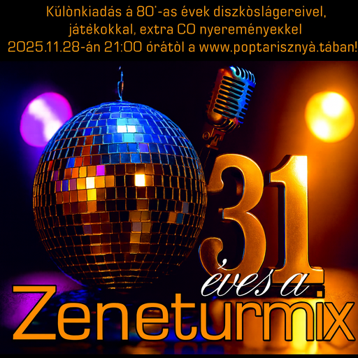 Zeneturmix Kiss Györggyel - vendég: Hamar János (2025. 11. 28.)