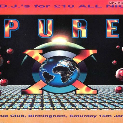 LTJ Bukem & Penfold w/ MC's Conrad & Pain - Pure X - Que Club, Birmingham - 15.1.94