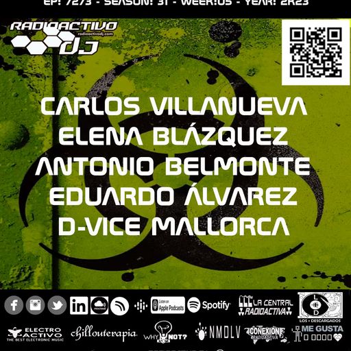RADIOACTIVO DJ 05-2023 BY CARLOS VILLANUEVA, ELENA BLÁZQUEZ, ANTONIO BELMONTE, E. ÁLVAREZ Y D-VICE