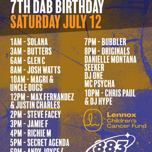Bubbler - 883.centreforce DAB+ - 12 - 07 - 2025 .mp3
