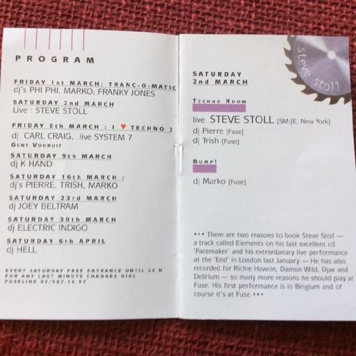 Pierre at Fuse (Brussels - Belgium) - 23 March 1996