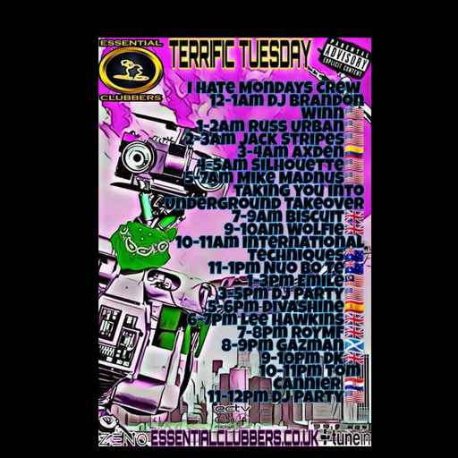 Biscuit-Underground Takeover Tuesday- Techno- Live on Essential Clubbers Radio 4.01.2022