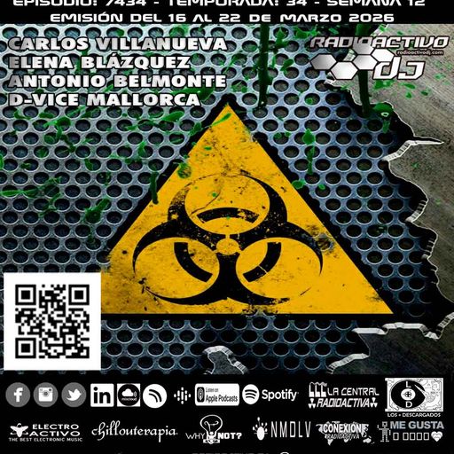 Radioactivo DJ 12-2026 Carlos Villanueva, Elena Blázquez, Antonio Belmonte & D-Vice Mallorca