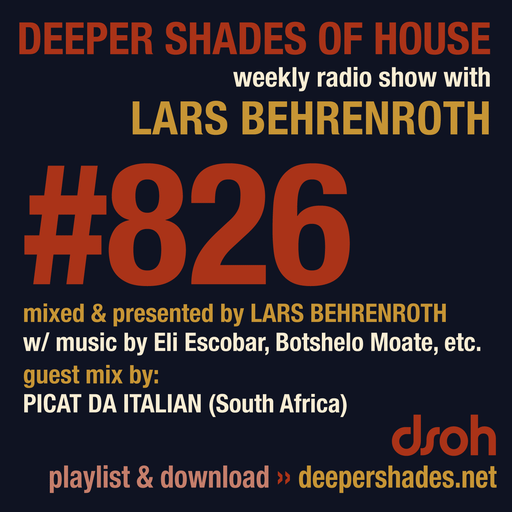 Deeper Shades Of House #826 w/ exclusive guest mix by PICAT DA ITALIAN