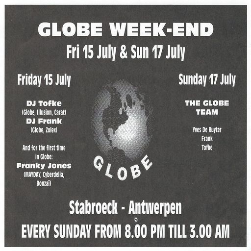 Frank Struyf at "Globe Week-End" @ Globe (Stabroek - Belgium) - 15 July 1994