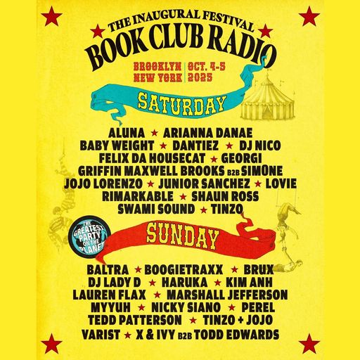 Junior Sanchez at "Book Club Festival - Circus" @ Industry City (Brooklyn-USA) - 4 October 2025