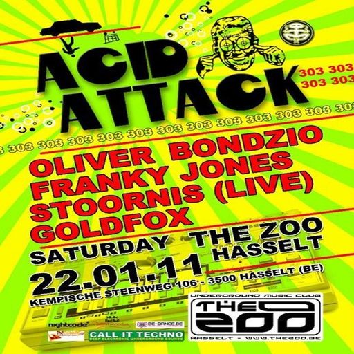 Oliver Bondzio at "Acid Attack" @ The Zoo (Hasselt-Belgium) - 22 January 2011