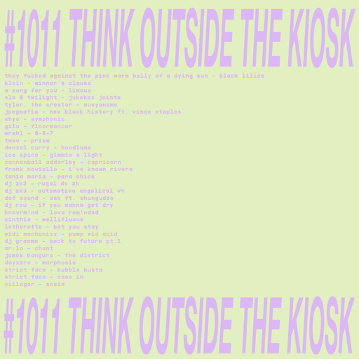 #1011 NEW DENZEL CURRY | LETHERETTE | OR:LA | VILLAGER | JPEGMAFIA | KLEIN | JAMES BANGURA | ...