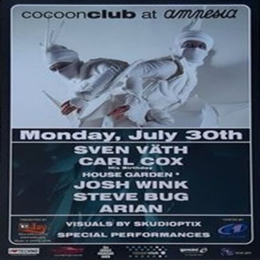 Arian at "Cocoon Club" @ Amnesia (San Rafael - Ibiza) - 30 July 2001