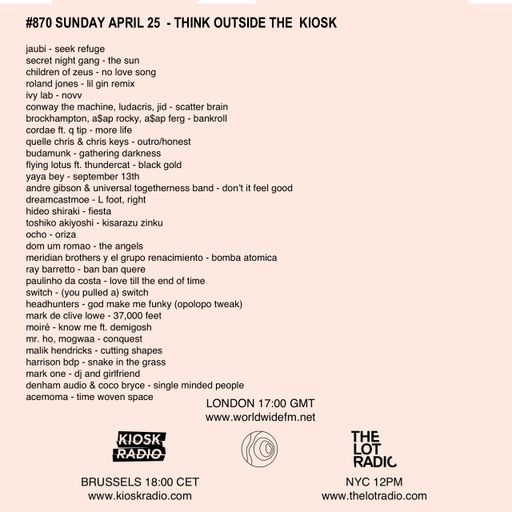 #870 NEW CHILDREN OF ZEUS | HARRISON BDP | CORDAE | DREAMCASTMOE | FLYING LOTUS | JAUBI | ...