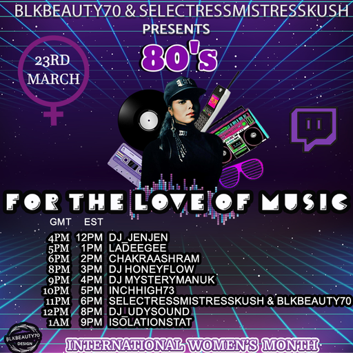 80's For the Love of Music 23rd March 2023