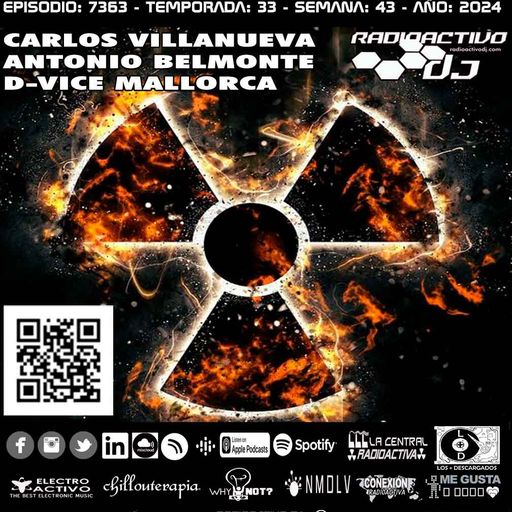 Radioactivo DJ 43-2024 Carlos Villanueva, Antonio Belmonte & D-Vice Mallorca