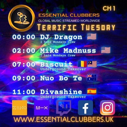 Biscuit-Underground Takeover Tuesday-Techno-Live on Essential Clubbers Radio 23.5.2023