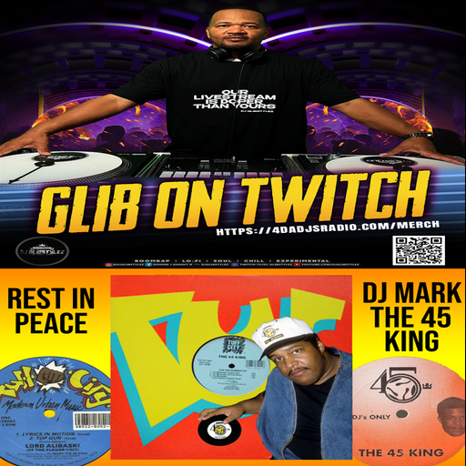 DJ GlibStylez - RIP DJ Mark The 45 King (Abstract Hip Hop & Beats Twitch Livestream) 10-19-23
