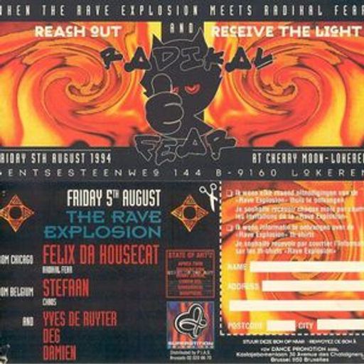 Resident DJ Team (part 2) at "Radikal Fear" at Cherry Moon (Lokeren - Belgium) - 5 August 1994