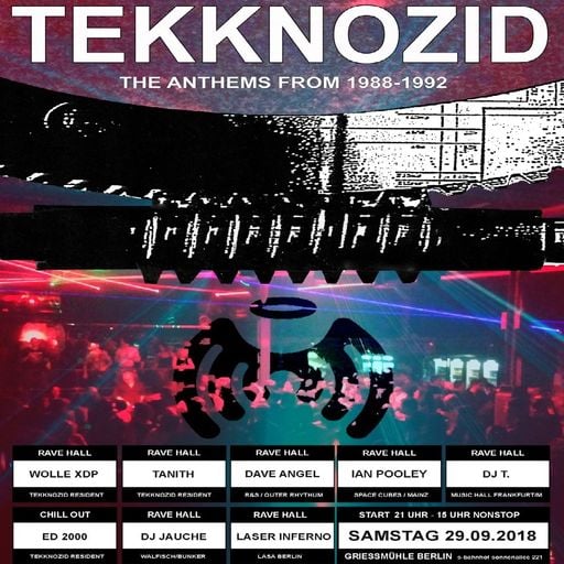 DJ Jauche at "Tekknozid Oldschool Rave 1988-1992" @ Griessmühle (Berlin) - 28 September 2019