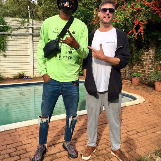 Simbad with Oscar Mbo from Johannesburg // 18-03-20