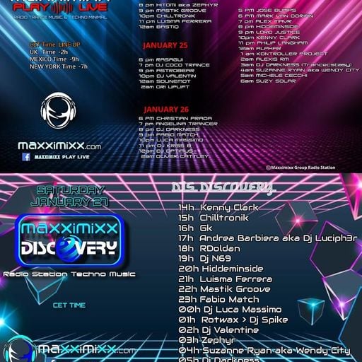 MaxxiMixx Play Live Jan. 24th, Discovery Jan. 27th, '24