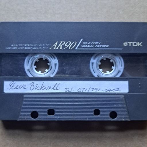 Steve Bicknell - Studio Mix (London-UK) - 1992