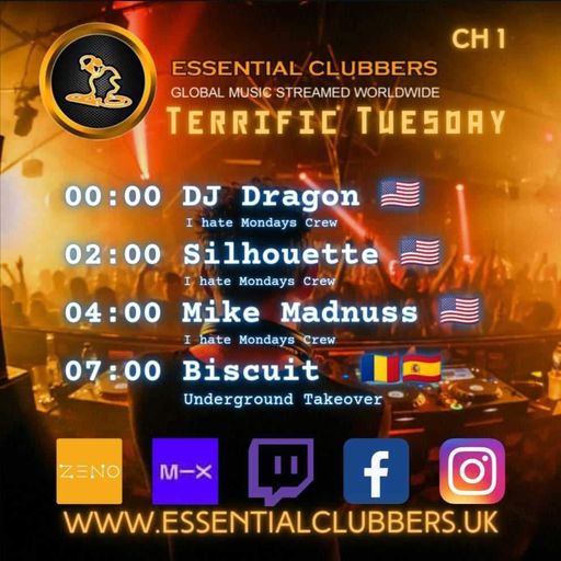 Biscuit-Underground Takeover Tuesday-Techno-3 h Special from Ibiza-Set 372 Live on EC Radio 1.8.2023