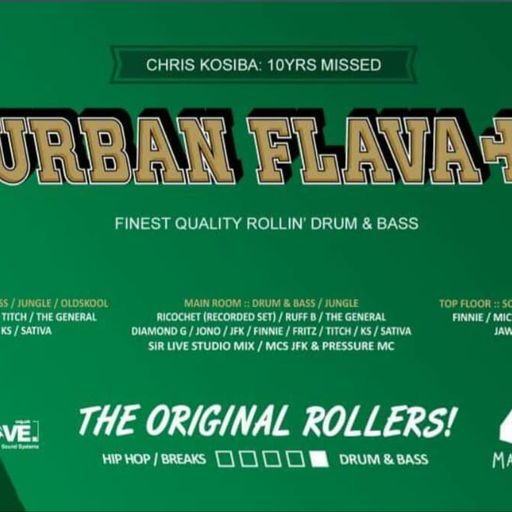 DirtyasFunk DnB Exclusive .. Urban Flava DJ Ricochet, JFK Urban Flava 1996