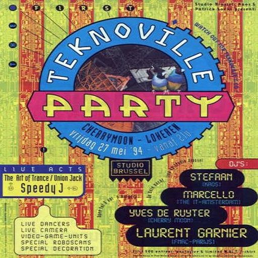 Yves De Ruyter & Marcello at "Teknoville" @ Cherry Moon (Lokeren - Belgium) - 27 May 1994