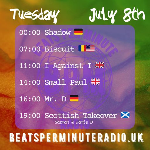 Biscuit- Tuesday Techno Crunch- Live on Beats Per Minute Radio 8.7.2025