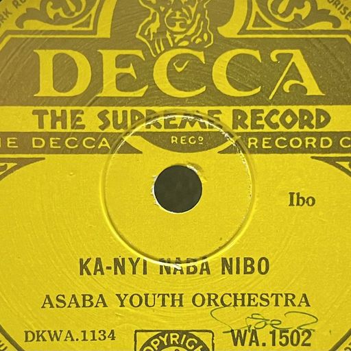BRITISH LIBRARY SOUND ARCHIVE - DECCA WEST AFRICA SERIES VOL.2 - 18th December 2024