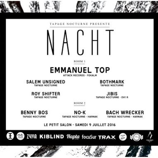 Emmanuel Top at "Nacht #4" @ Le Petit Salon (Lyon - France) - 9 July 2016