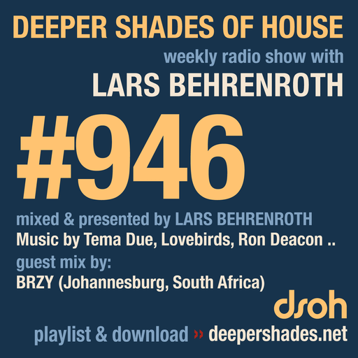 DSOH #946 Deeper Shades Of House w/ guest mix by BRZY