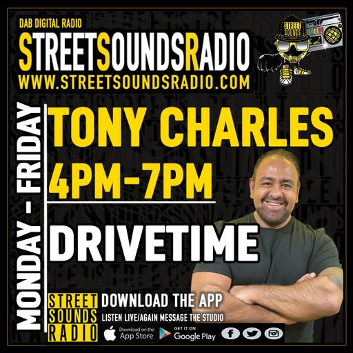 Drive Time with Tony Charles on Street Sounds Radio 1600-1900 30/06/2021