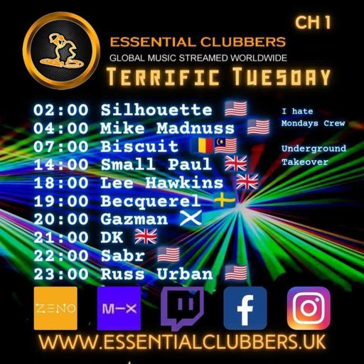 Biscuit-Underground Takeover Tuesday-Techno-Live on Essential Clubbers Radio 18.07.2023