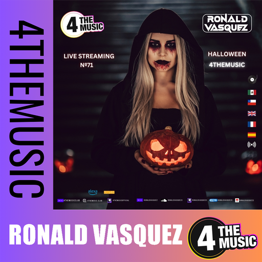 Ronald Vasquez on 4TheMusic - SHOW 71 -- Halloween 2025